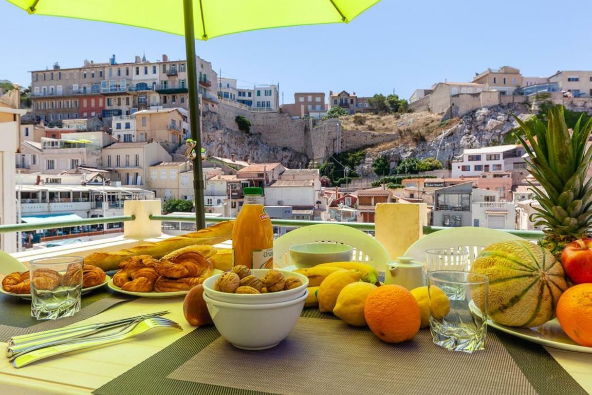 Au Vallon -Terrasse de Rêve sur le Vieux Port Marselha Exterior foto